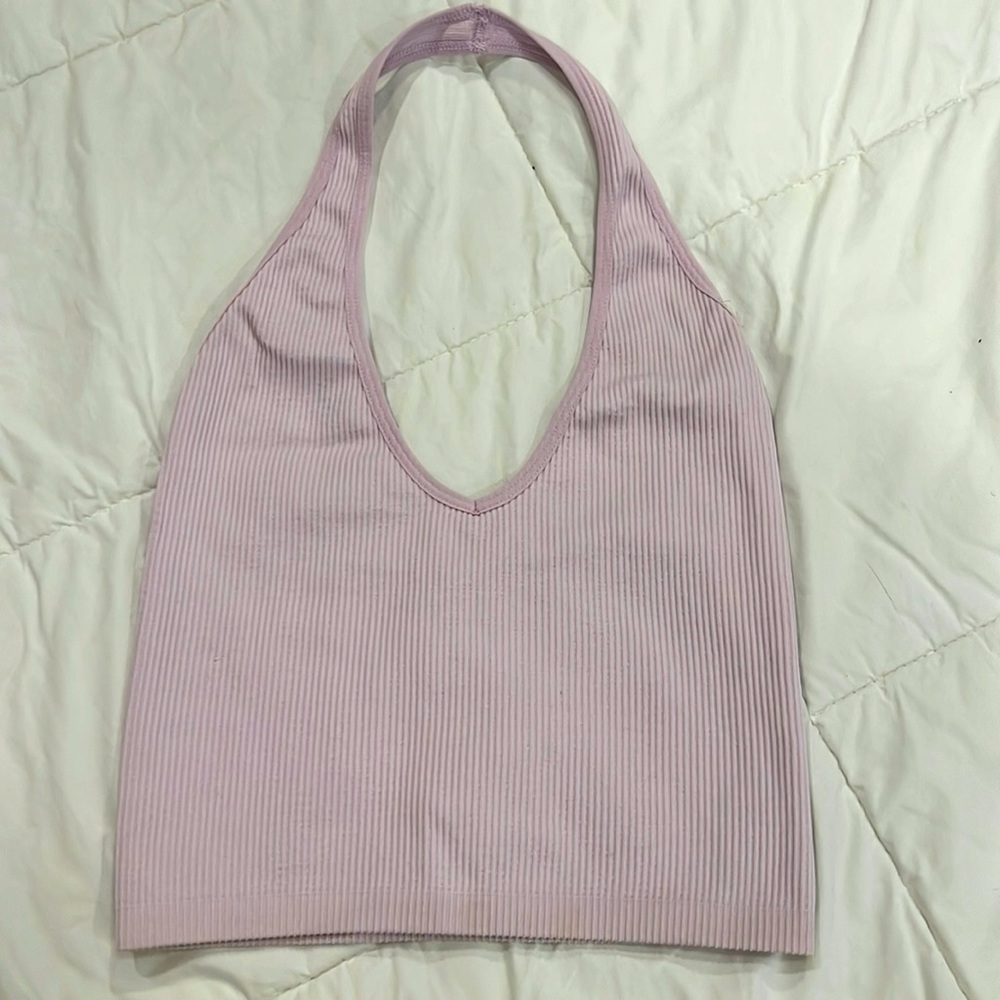 Urban cropped halter top
